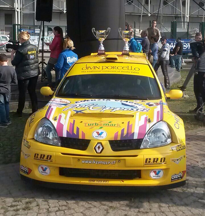 Caffoni arriva terzo al Rally del Sebino
