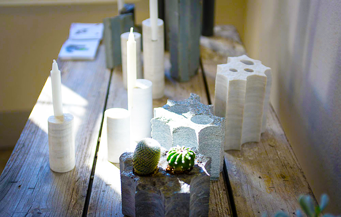 Oggetti d'arte e design con gli scarti delle pietre ossolane. Inaugura sabato 19 “Recycled stones”