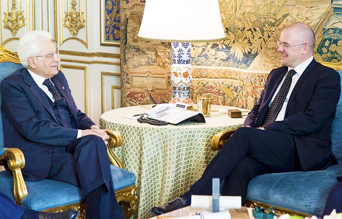 L'onorevole ossolano Enrico Borghi al Quirinale: il presidente Mattarella riceve intergruppo sviluppo montagna