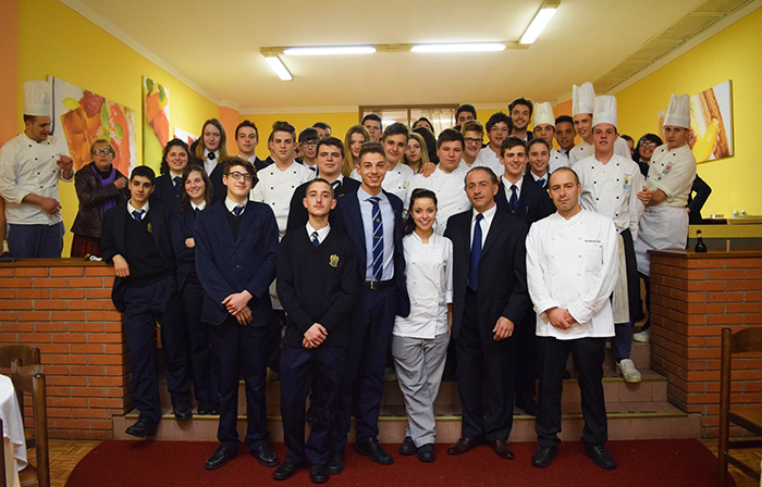 Massimo Masciaga, executive private chef per un’agiata famiglia americana, ospite dell'Alberghiera Rosmini