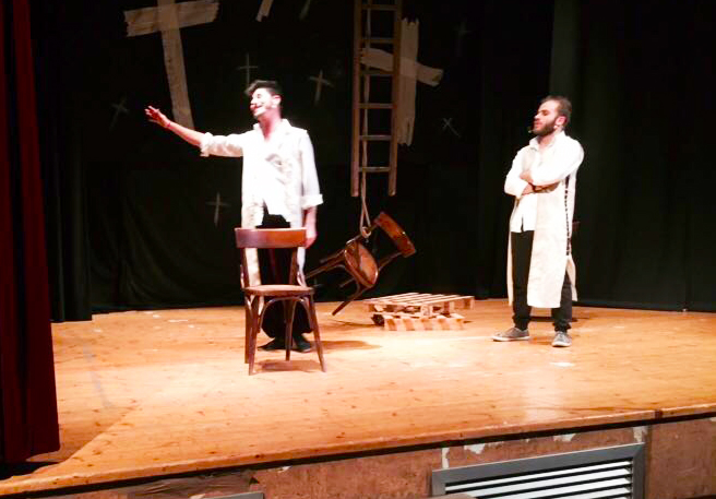 Un successo la Prima de "La passione - (secondo Luca&Andrea) al Galletti. Stasera si bissa. Video