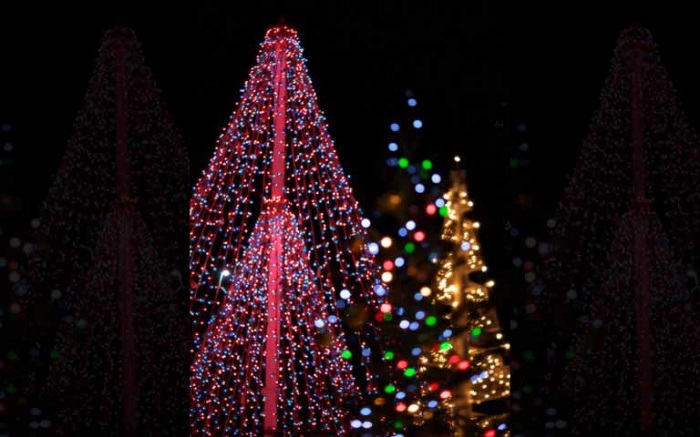 Con un biglietto della lotteria si aiutano i commercianti che hanno allestito le luminarie