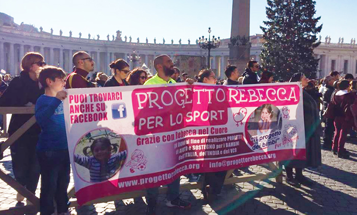   Il saluto di papa Francesco al “Progetto Rebecca” durante l'Angelus. Video