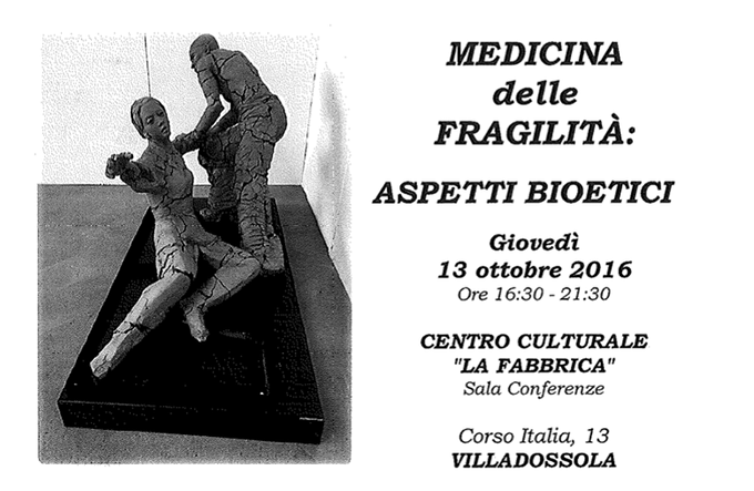 "Medicina delle fragilità": un convegno alla Fabbrica