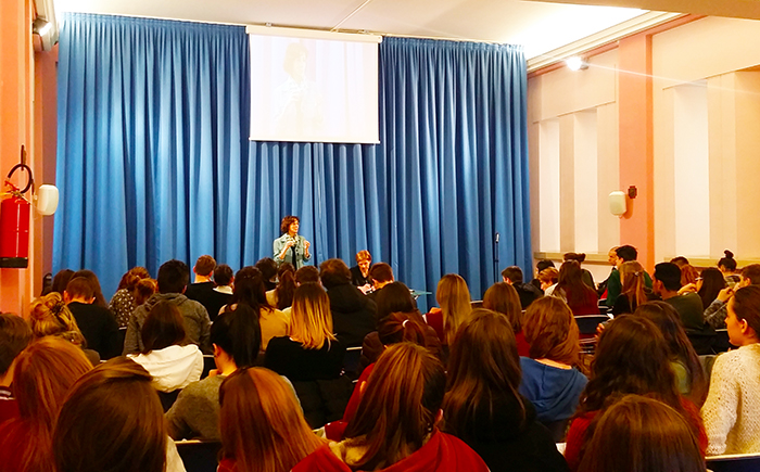 La vicepresidente della Corte Costituzionale Marta Cartabia all'Istituto Rosmini