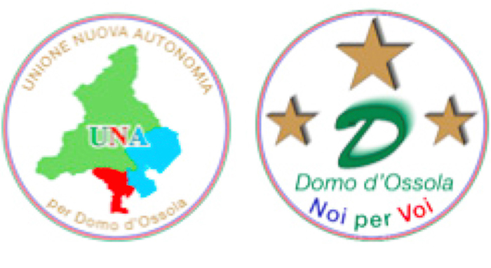 Elezioni domesi: ecco i simboli delle liste del movimento Una. Venerdì il nome del candidato sindaco