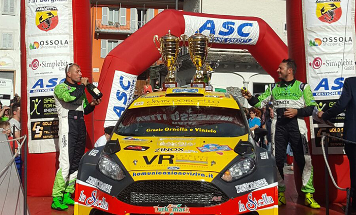 “Un Rally stupendo”. Trionfo di Grossi e Caffoni all'arrivo del 52° Valli ossolane a Malesco. Video e foto