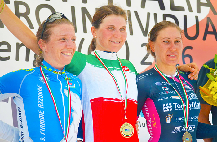 Immensa Elisa Longo Borghini, è campionessa Italiana a cronometro. Ganna domina tra i maschi
