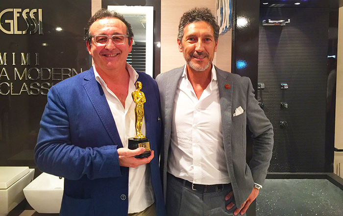 E' l'ossolano Luca Della Piazza il miglior venditore della prestigiosa ditta Gessi. Video