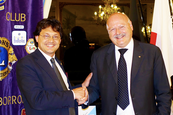 Mauro Mottini presidente del Lions Club Verbano-Borromeo