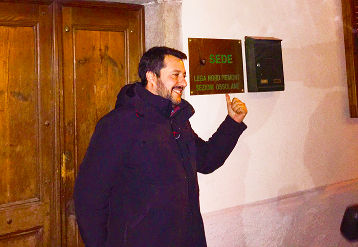 Salvini in piazza anche se piove: “Nel caso il comizio sotto i portici al Galletti”
