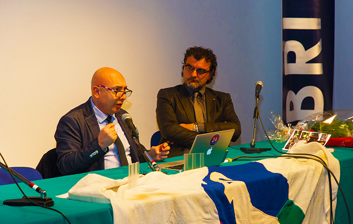 Il libro di Uberto Gandolfi su Alvaro Corradini e la sua riforma federale presentato alla Fabbrica. Videointervista