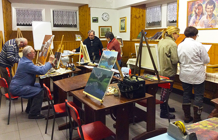 "Art In Atelier", continua l'esperienza degli appassionati di disegno e pittura guidati da Adobati e Guffanti
