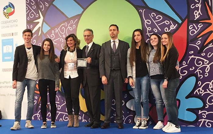 Progetto Diderot sui quotidiani in classe, premiato a Torino il Liceo Spezia. Fotogallery