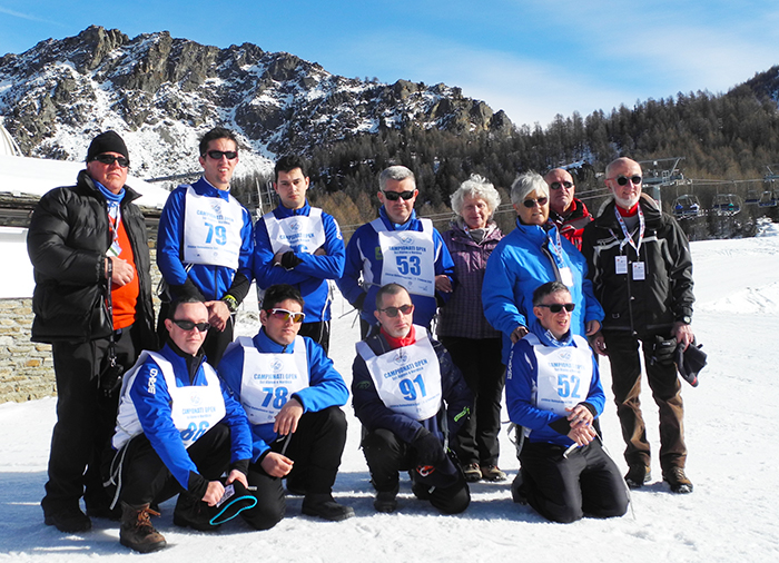 Gli atleti del Gsh Sempione ai campionati Italiani Veterani dello sport a Sestriere e Pra Gelato