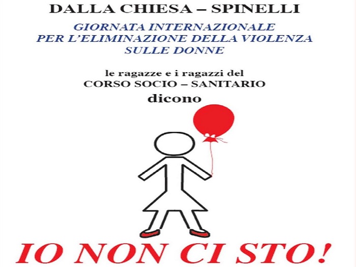 Iniziativa degli studenti del “Dalla Chiesa-Spinelli” per la giornata internazionale per eliminazione della violenza sulle donne.