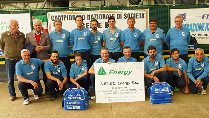 Bocce, campionato serie B: Masera- Beinettese 11- 11