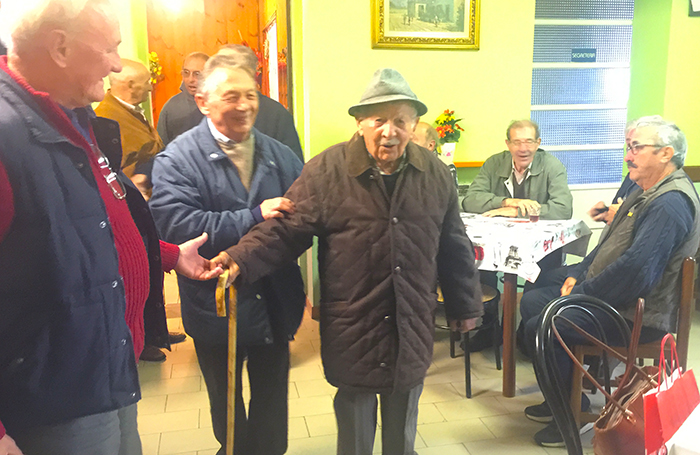 Si è spento a 101 anni Giuseppe Dino  Casna, il decano del Badulerio