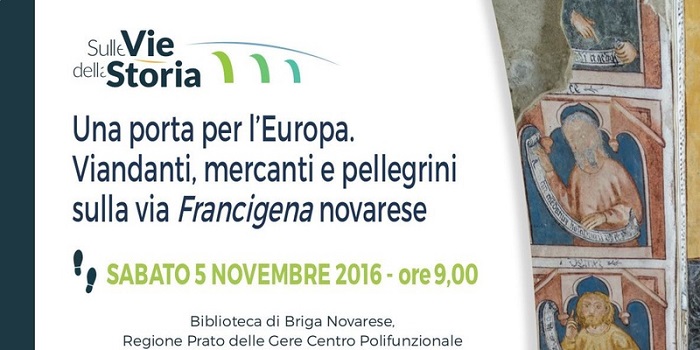 Un convegno sulla via Francigena novarese sabato 5 novembre