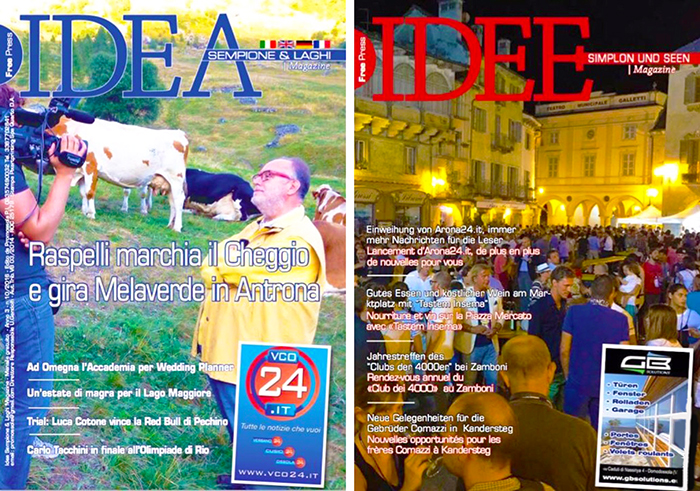 Ancora una novità: IDEA da questo mese è anche in inglese. Aperto Ticino24.it