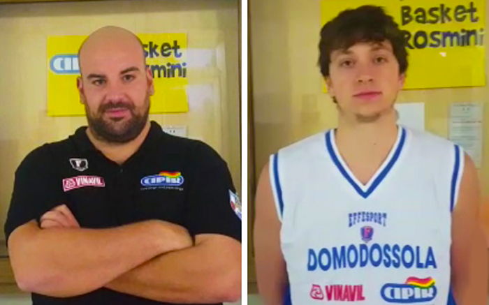 Basket Domo, parla il coach: "Per Domo avvenimento storico, vogliamo un palazzetto caldo". Videointerviste