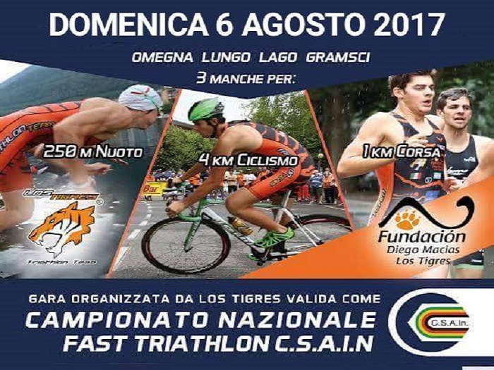 Fast Triathlon domenica a Omegna