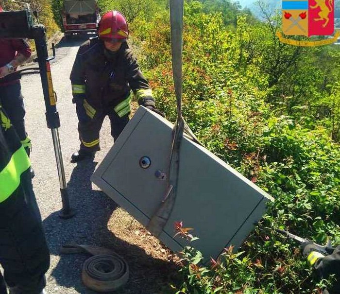 Scoperti i ladri che hanno trafugato la cassaforte della Provincia (foto)