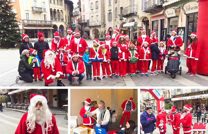 “Babbi Natale in corsa” nel Borgo domese nonostante il freddo
