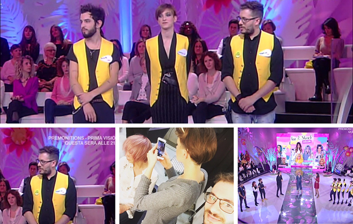 Il domese Beltrano su Rai Due in semifinale al contest dedicato ai parrucchieri. Video
