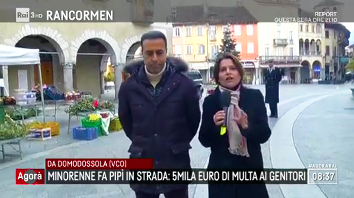 "Sindaco sceriffissimo", Pizzi alla Rai per la multa da 5 mila euro per la pipì in piazza