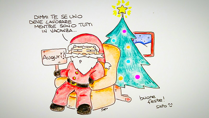 Gli auguri di Buone Feste da Sapo e da...Babbo Natale!