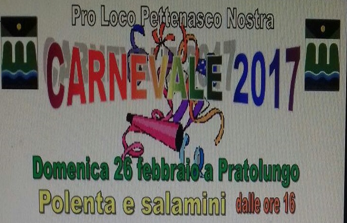 Pratolungo, Pettenasco e Crabbia sono pronti per il Carnevale 2017