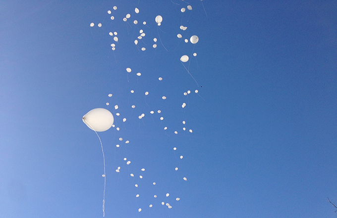 palloncini bianchi