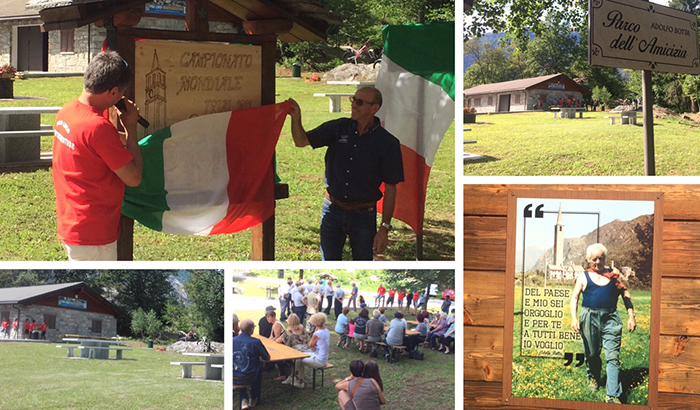 Montecrestese: inaugurato il “Parco dell'Amicizia” dedicato ad Adolfo Botta