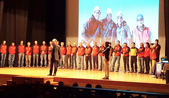 Festa per i 50 anni della scuola Cai di alpinismo. Alla Fabbrica Meroi e Benet. Fotogallery