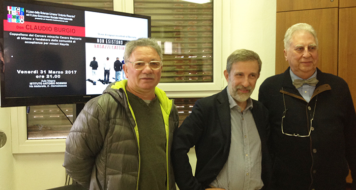 Il Cappellano del carcere minorile Beccaria di Milano incontrerà gli alunni del Rosmini