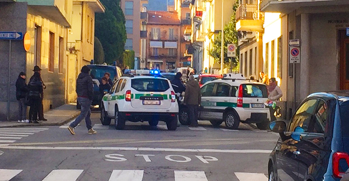 Bomba carta a Domo: probabilmente un petardo artigianale con polvere da sparo