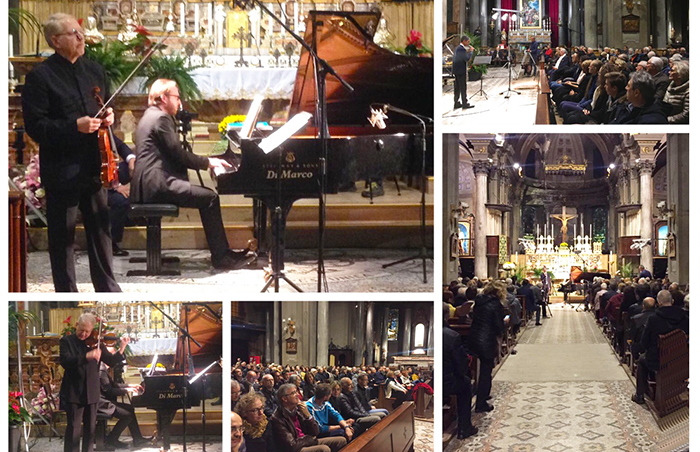 Domo: concerto di livello internazionale con Shlomo Mintz e Roberto Prosseda. Foto