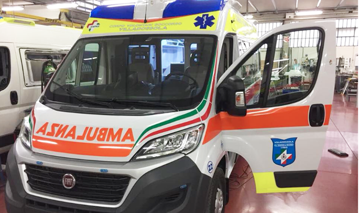 Nuova ambulanza per il Corpo Volontari del Soccorso di Villa