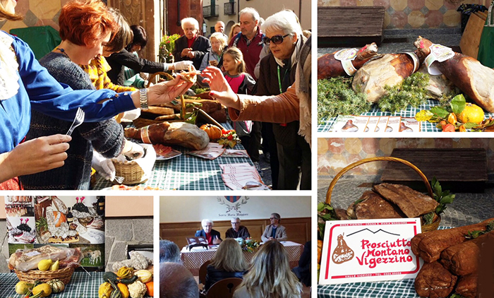 Il prosciutto vigezzino è una De.Co. Festa a Santa Maria, libro di Mazzi al "Porco gentil..."
