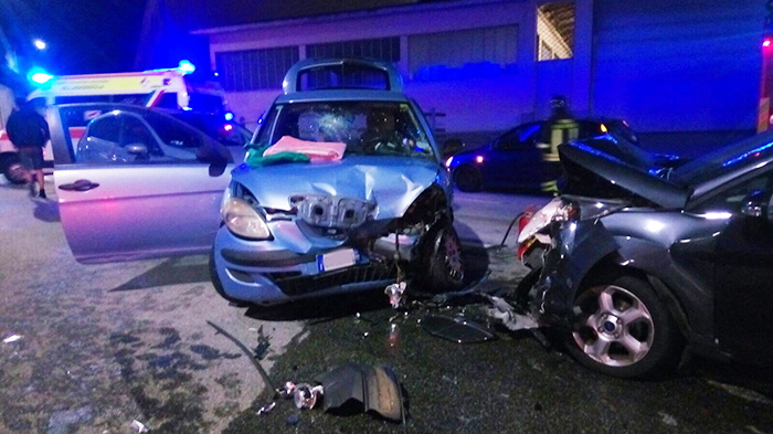 Tre le vetture coinvolte nell'incidente alle Nosere. Nessun ferito grave