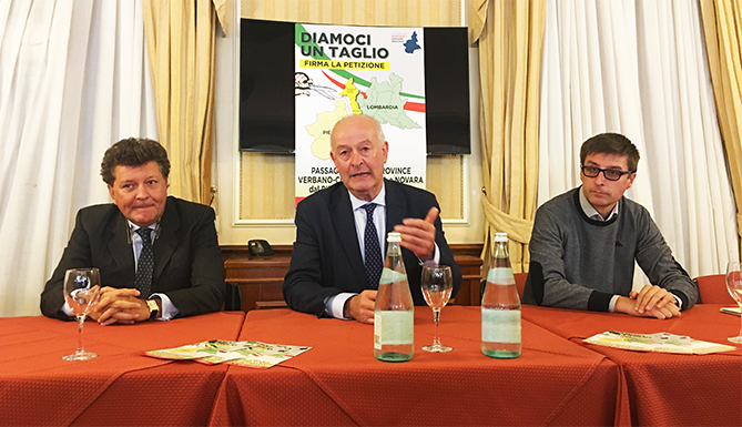 Via alla petizione popolare per indire il referendum per il passaggio del Vco alla Lombardia. Video