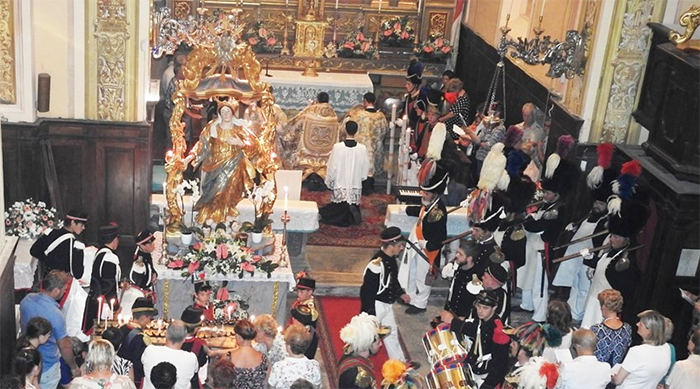 "Lugà la Madona", a Calasca fine festeggiamenti con la Milizia. Fotogallery