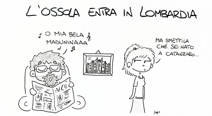 Il referendum per il ritorno del Vco in Lombardia nella nuova vignetta di Sapo