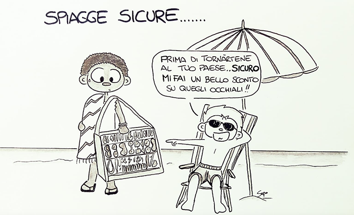 Le "spiagge sicure" secondo Sapo