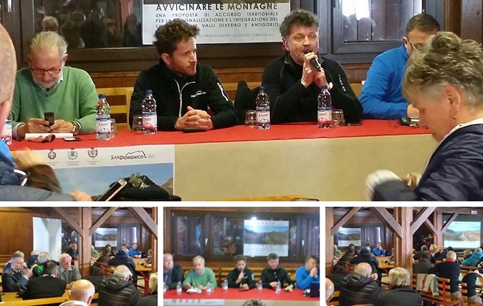 A Ciamporino si è parlato del collegamento tra San Domenico e Devero