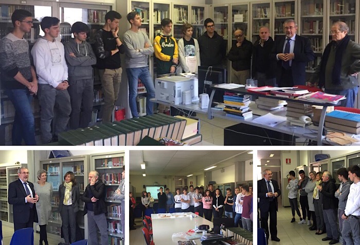 Diecimila libri nella biblioteca del Liceo Spezia