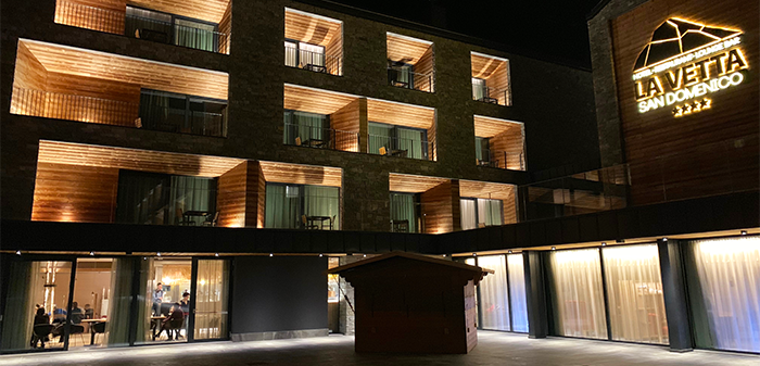 Ufficialmente aperto l'Hotel La Vetta di San Domenico, tanti eventi aperti a tutti fino all'Epifania