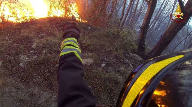L’allerta della Regione: Capodanno con rischio incendi massimo