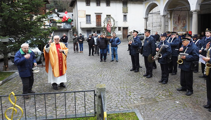 Festa del Corpo Musicale di Ceppo Morelli in occasione di Santa Cecilia. Video e foto
